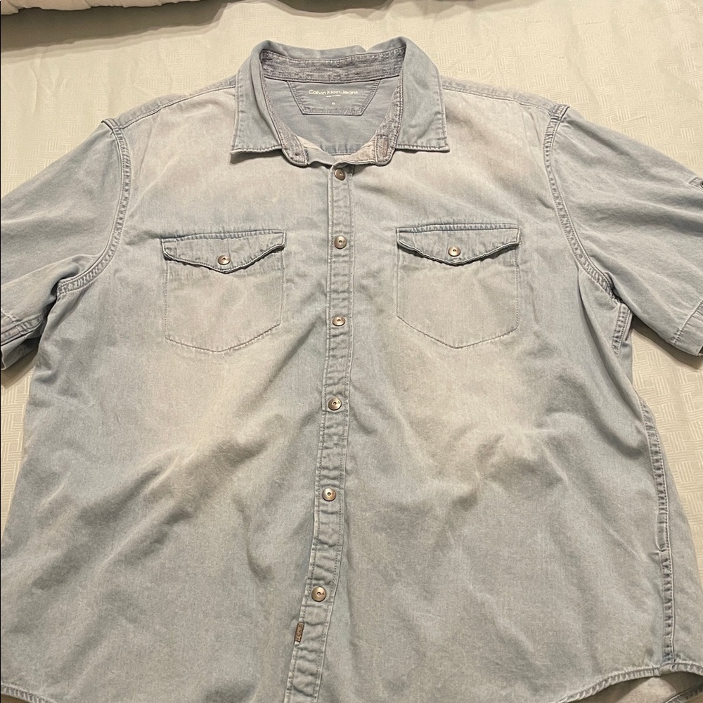 Men’s Light Blue Denim Shirt